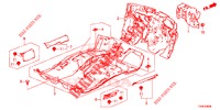 VLOERMAT/ISOLATOR  voor Honda CIVIC 1.4 EXECUTIVE 5 deuren 6-versnellings handgeschakelde versnellingsbak 2014