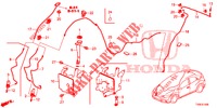 VOOR RUITEWISSER (2DE)  voor Honda CIVIC 1.4 EXECUTIVE 5 deuren 6-versnellings handgeschakelde versnellingsbak 2014