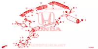 UITLAATPIJP/GELUIDDEMPER (1.8L) voor Honda CIVIC EX 5 deuren 6-versnellings handgeschakelde versnellingsbak 2013
