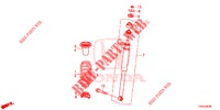 ACHTER SCHOK ABSORBEERDER  voor Honda CIVIC 1.8 ES 5 deuren 6-versnellings handgeschakelde versnellingsbak 2014