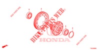 DIFFERENTIEEL VERSNELLING  voor Honda CIVIC 1.8 ES 5 deuren 6-versnellings handgeschakelde versnellingsbak 2014
