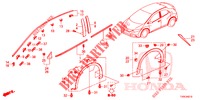 GIETWERK/BESCHERMER  voor Honda CIVIC 1.8 ES 5 deuren 6-versnellings handgeschakelde versnellingsbak 2014