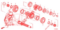 HULPAS  voor Honda CIVIC 1.8 ES 5 deuren 6-versnellings handgeschakelde versnellingsbak 2014