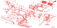 INSTRUMENTEN AFWERKING (COTE DE PASSAGER) (RH) voor Honda CIVIC 1.8 ES 5 deuren 6-versnellings handgeschakelde versnellingsbak 2014