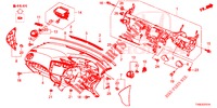 INSTRUMENTEN PANEEL BOVEN (RH) voor Honda CIVIC 1.8 ES 5 deuren 6-versnellings handgeschakelde versnellingsbak 2014