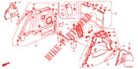 KOFFERBAK ZIJ BEKLEDING  voor Honda CIVIC 1.8 ES 5 deuren 6-versnellings handgeschakelde versnellingsbak 2014