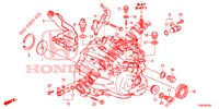 P.S. VERSNELLINGBOX  voor Honda CIVIC 1.8 ES 5 deuren 6-versnellings handgeschakelde versnellingsbak 2014
