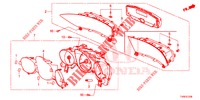 SNELHEIDSMETER  voor Honda CIVIC 1.8 ES 5 deuren 6-versnellings handgeschakelde versnellingsbak 2014