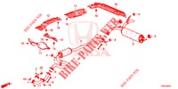 UITLAATPIJP/GELUIDDEMPER (1.8L) voor Honda CIVIC 1.8 ES 5 deuren 6-versnellings handgeschakelde versnellingsbak 2014