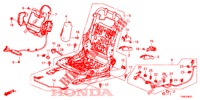 V. ZITTING COMPONENTEN (D.) (HAUTEUR MANUELLE) voor Honda CIVIC 1.8 ES 5 deuren 6-versnellings handgeschakelde versnellingsbak 2014