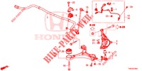 VOOR KNOKKEL  voor Honda CIVIC 1.8 ES 5 deuren 6-versnellings handgeschakelde versnellingsbak 2014