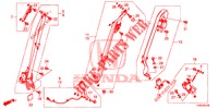 VOOR ZITTING/VEILIGHEIDSRIEMEN  voor Honda CIVIC 1.8 ES 5 deuren 6-versnellings handgeschakelde versnellingsbak 2014