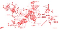 WATERPOMP/THERMOSTAAT (1.8L) voor Honda CIVIC 1.8 ES 5 deuren 6-versnellings handgeschakelde versnellingsbak 2014
