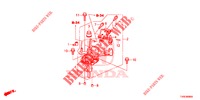 WISSELHENDEL(MT)  voor Honda CIVIC 1.8 ES 5 deuren 6-versnellings handgeschakelde versnellingsbak 2014