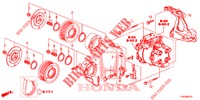 AIRCONDITIONER (COMPRESSEUR) (1.8L) voor Honda CIVIC 1.8 EX 5 deuren 6-versnellings handgeschakelde versnellingsbak 2015