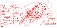 BEDRADINGSBUNDEL (3) (RH) voor Honda CIVIC 1.8 EX 5 deuren 6-versnellings handgeschakelde versnellingsbak 2015