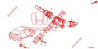 COMBINATIESCHAKELAAR  voor Honda CIVIC 1.8 EX 5 deuren 6-versnellings handgeschakelde versnellingsbak 2015