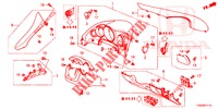 INSTRUMENTEN AFWERKING (COTE DE CONDUCTEUR) (RH) voor Honda CIVIC 1.8 EX 5 deuren 6-versnellings handgeschakelde versnellingsbak 2015