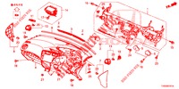 INSTRUMENTEN PANEEL BOVEN (RH) voor Honda CIVIC 1.8 EX 5 deuren 6-versnellings handgeschakelde versnellingsbak 2015