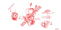 SLEUTEL CILINDER COMPONENTEN  voor Honda CIVIC 1.8 EX 5 deuren 6-versnellings handgeschakelde versnellingsbak 2015