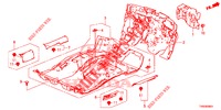 VLOERMAT/ISOLATOR  voor Honda CIVIC 1.8 EX 5 deuren 6-versnellings handgeschakelde versnellingsbak 2015