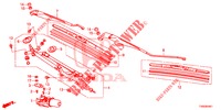 VOOR RUITESPROEIER (RH) voor Honda CIVIC 1.8 EX 5 deuren 6-versnellings handgeschakelde versnellingsbak 2015