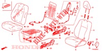 VOOR ZITTING/VEILIGHEIDSRIEMEN (D.) (RH) voor Honda CIVIC 1.8 EX 5 deuren 6-versnellings handgeschakelde versnellingsbak 2015