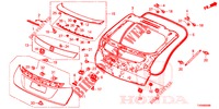 ACHTERKLEP PANEEL(2DE)  voor Honda CIVIC 1.8 SE 5 deuren 6-versnellings handgeschakelde versnellingsbak 2016