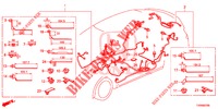 BEDRADINGSBUNDEL (3) (RH) voor Honda CIVIC 1.8 SE 5 deuren 6-versnellings handgeschakelde versnellingsbak 2016