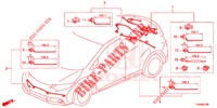 BEDRADINGSBUNDEL (5) voor Honda CIVIC 1.8 SE 5 deuren 6-versnellings handgeschakelde versnellingsbak 2016