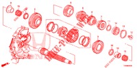 HULPAS  voor Honda CIVIC 1.8 SE 5 deuren 6-versnellings handgeschakelde versnellingsbak 2016