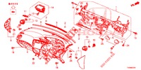 INSTRUMENTEN PANEEL BOVEN (RH) voor Honda CIVIC 1.8 SE 5 deuren 6-versnellings handgeschakelde versnellingsbak 2016