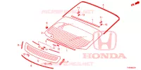 VOOR RUIT/ ACHTER RUIT  voor Honda CIVIC SE 5 deuren 6-versnellings handgeschakelde versnellingsbak 2016