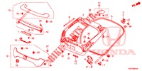 ACHTERKLEP PANEEL(2DE)  voor Honda CIVIC 1.0 EXGT 5 deuren 6-versnellings handgeschakelde versnellingsbak 2017