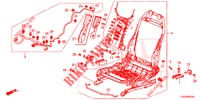 V. ZITTING COMPONENTEN (D.) (HAUTEUR MANUELLE) (2) voor Honda CIVIC 1.0 EXGT 5 deuren 6-versnellings handgeschakelde versnellingsbak 2017