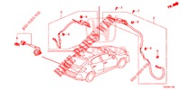 ANTENNE GPS / CAMERA ACHTERUITZICHT voor Honda CIVIC 1.5 RS 5 deuren 6-versnellings handgeschakelde versnellingsbak 2018