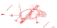 DOORVOERTULLE (LATERAL) voor Honda CIVIC 1.5 RS 5 deuren 6-versnellings handgeschakelde versnellingsbak 2018