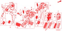 PEDAAL (RH) voor Honda CIVIC 1.5 RS 5 deuren 6-versnellings handgeschakelde versnellingsbak 2018