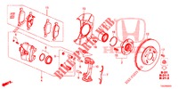 VOOR REM (2) voor Honda CIVIC 1.5 RS 5 deuren 6-versnellings handgeschakelde versnellingsbak 2018