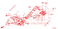 WISSELHENDEL(MT)  voor Honda CIVIC 1.5 RS 5 deuren 6-versnellings handgeschakelde versnellingsbak 2018