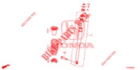 ACHTER SCHOK ABSORBEERDER  voor Honda CIVIC 1.8 SE 5 deuren 6-versnellings handgeschakelde versnellingsbak 2013