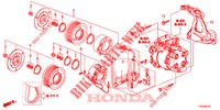 AIRCONDITIONER (COMPRESSEUR) (1.8L) voor Honda CIVIC 1.8 SE 5 deuren 6-versnellings handgeschakelde versnellingsbak 2013