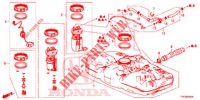 BRANDSTOF TANK  voor Honda CIVIC 1.8 SE 5 deuren 6-versnellings handgeschakelde versnellingsbak 2013