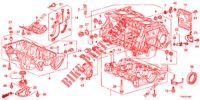 CILINDERBLOK/OLIEPAN (1.8L) voor Honda CIVIC 1.8 SE 5 deuren 6-versnellings handgeschakelde versnellingsbak 2013