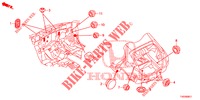 DOORVOERTULLE (ARRIERE) voor Honda CIVIC 1.8 SE 5 deuren 6-versnellings handgeschakelde versnellingsbak 2013