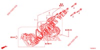 GAS HUIS (1.8L) voor Honda CIVIC 1.8 SE 5 deuren 6-versnellings handgeschakelde versnellingsbak 2013