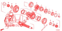 HULPAS  voor Honda CIVIC 1.8 SE 5 deuren 6-versnellings handgeschakelde versnellingsbak 2013