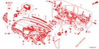INSTRUMENTEN PANEEL BOVEN (RH) voor Honda CIVIC 1.8 SE 5 deuren 6-versnellings handgeschakelde versnellingsbak 2013
