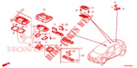 INTERIEUR VERLICHTING  voor Honda CIVIC 1.8 SE 5 deuren 6-versnellings handgeschakelde versnellingsbak 2013