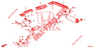UITLAATPIJP/GELUIDDEMPER (1.8L) voor Honda CIVIC 1.8 SE 5 deuren 6-versnellings handgeschakelde versnellingsbak 2013